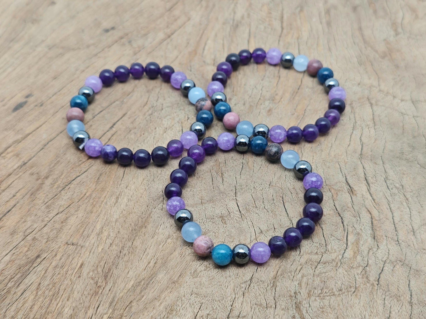 Handmade Heal gemstone bracelet with colorful stones, designed for positive intentions and healing, from GemstoneGO.