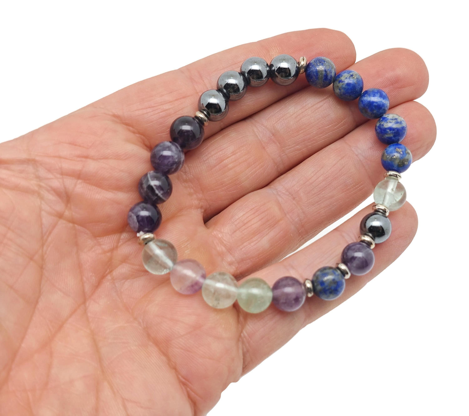 Memory Gemstone Bracelet - Handmade Bracelet - Intention Bracelet - YY1021