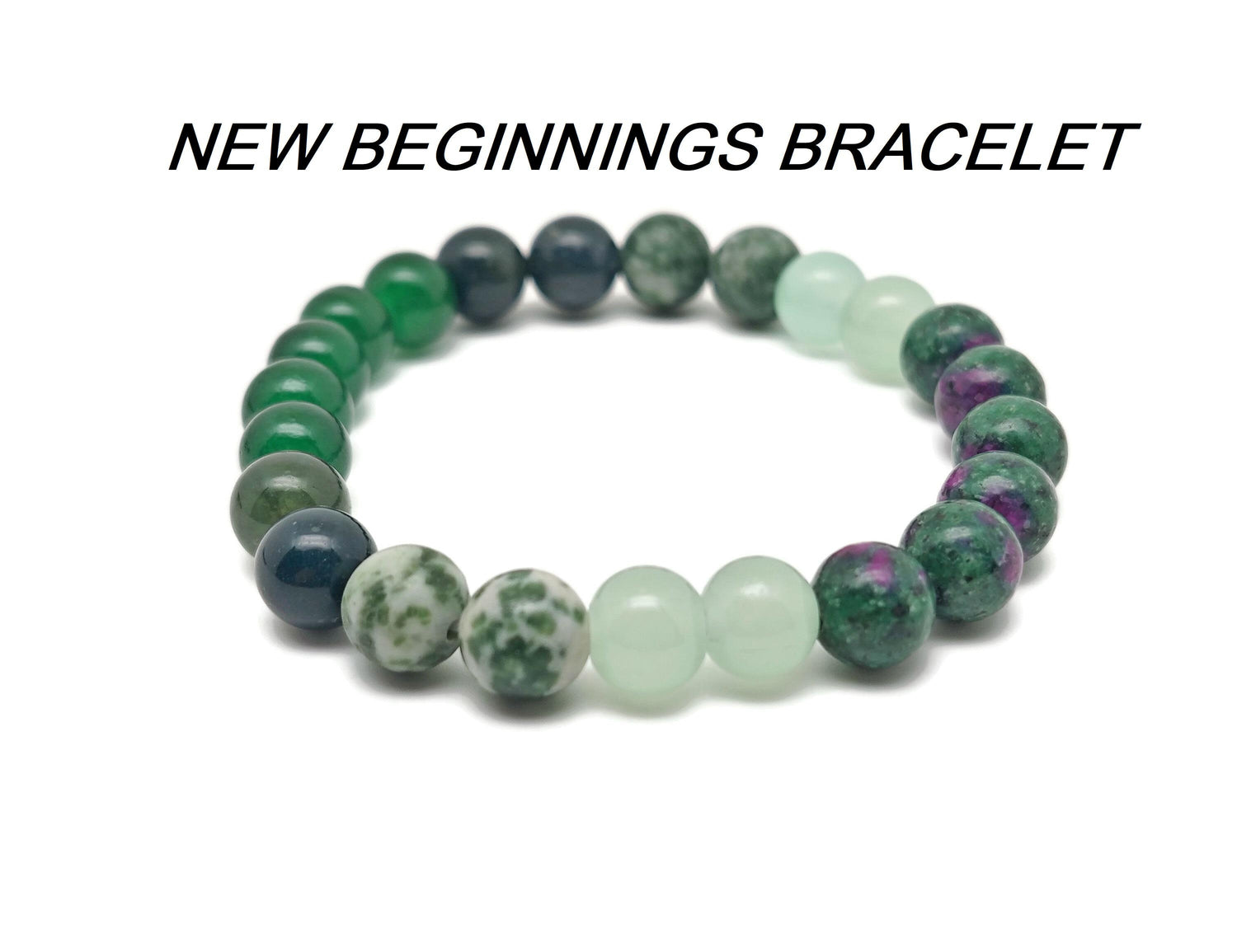 New Beginnings Gemstone Bracelet - Handmade Bracelet - Intention Bracelet - YY1025