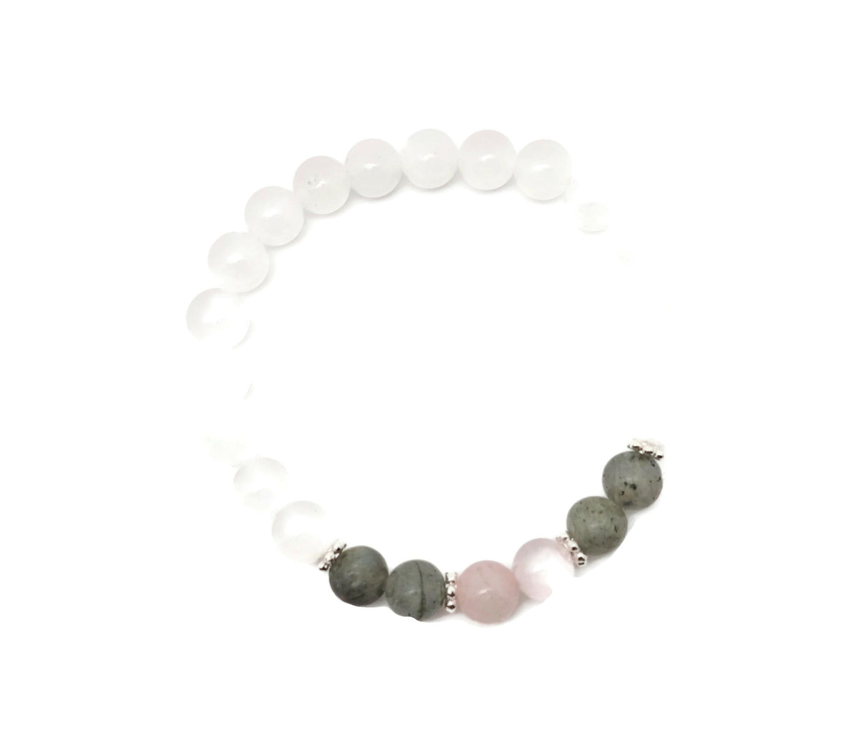 Handmade Balance Gemstone Bracelet with colorful beads, designed for intention and wellness by GemstoneGO.