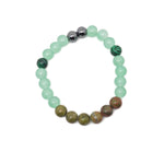 Handmade Promete gemstone bracelet with colorful beads and adjustable cord, designed for intention and style by GemstoneGO.