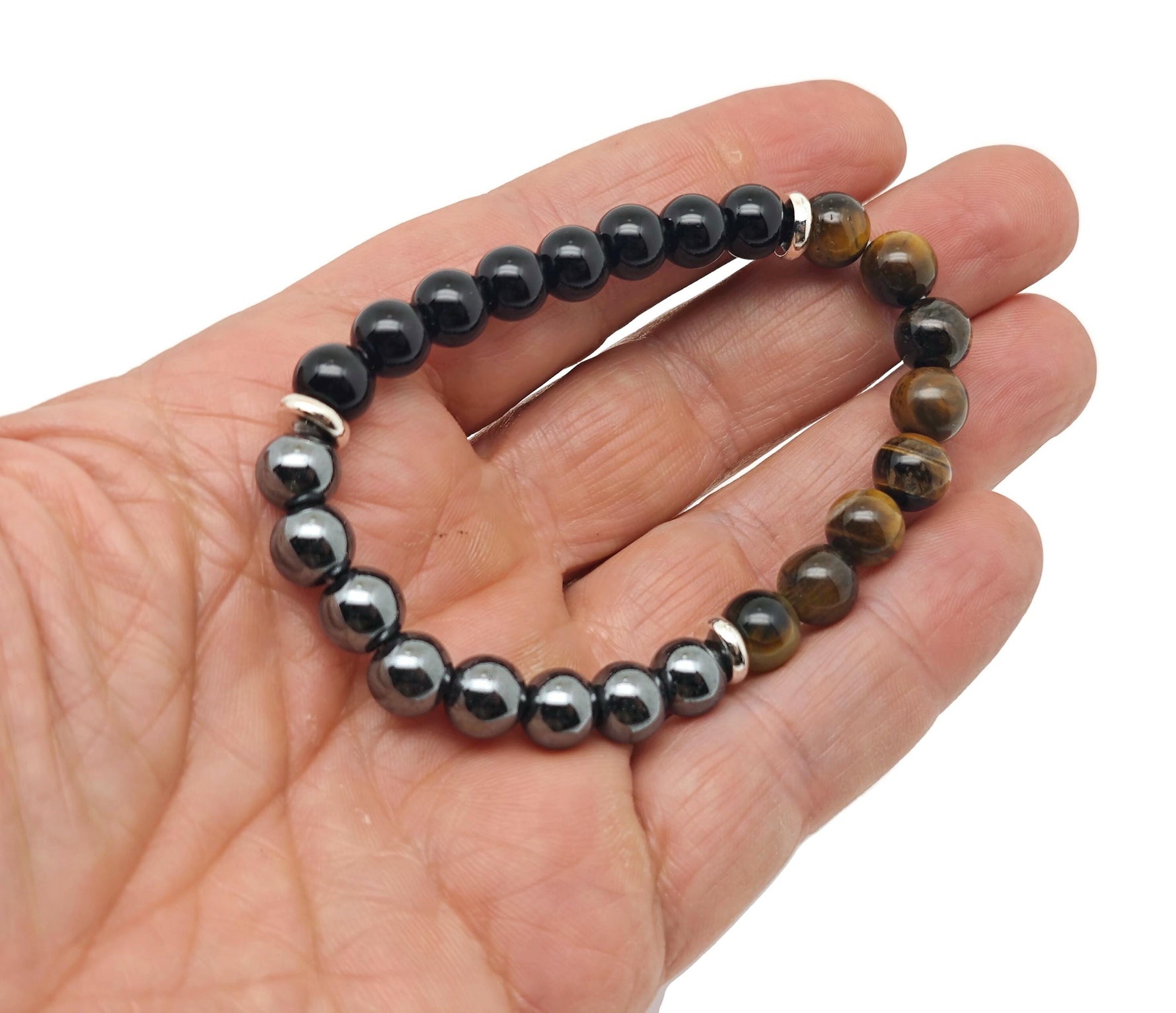 Handmade gemstone bracelet from GemstoneGO with colorful beads, designed for intention and personal style.