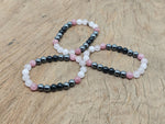 Handmade Dear Sister gemstone bracelet with colorful beads, designed as an intention bracelet by GemstoneGO.
