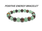 Handmade positive energy gemstone bracelet featuring colorful beads, designed as an intention bracelet by GemstoneGO.
