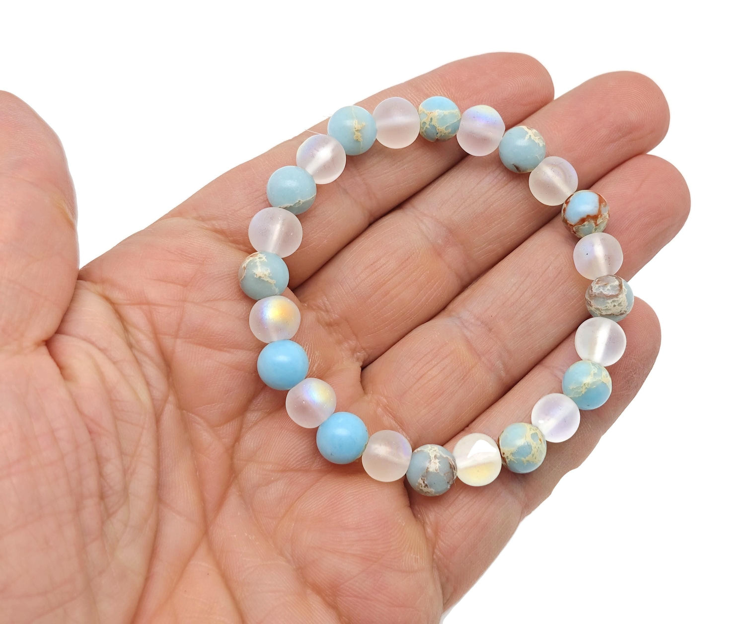 Grounded Spirit Gemstone Bracelet - Handmade Bracelet - Intention Bracelet - YY1057