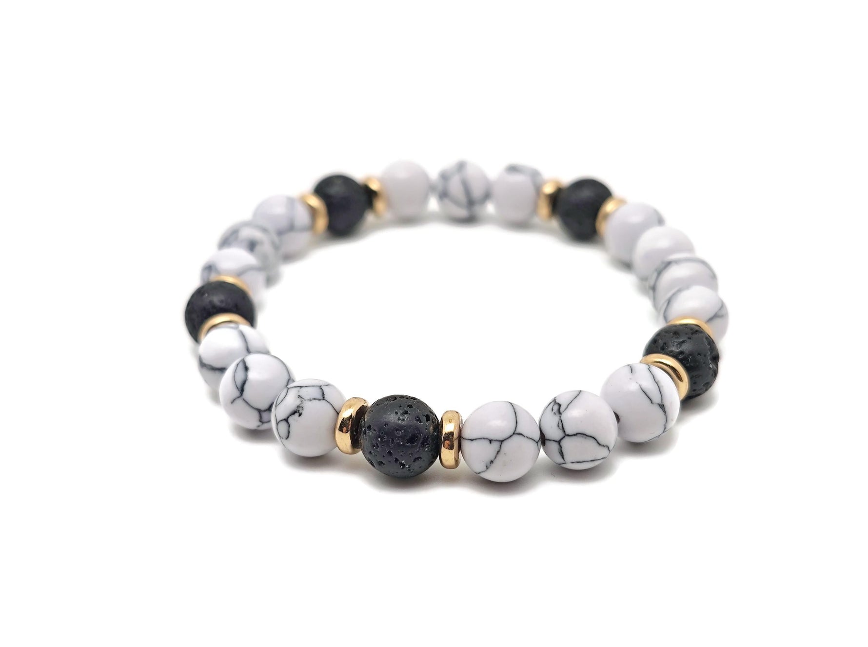 Handmade Release Negative gemstone bracelet with colorful beads, designed for intention and positive energy.