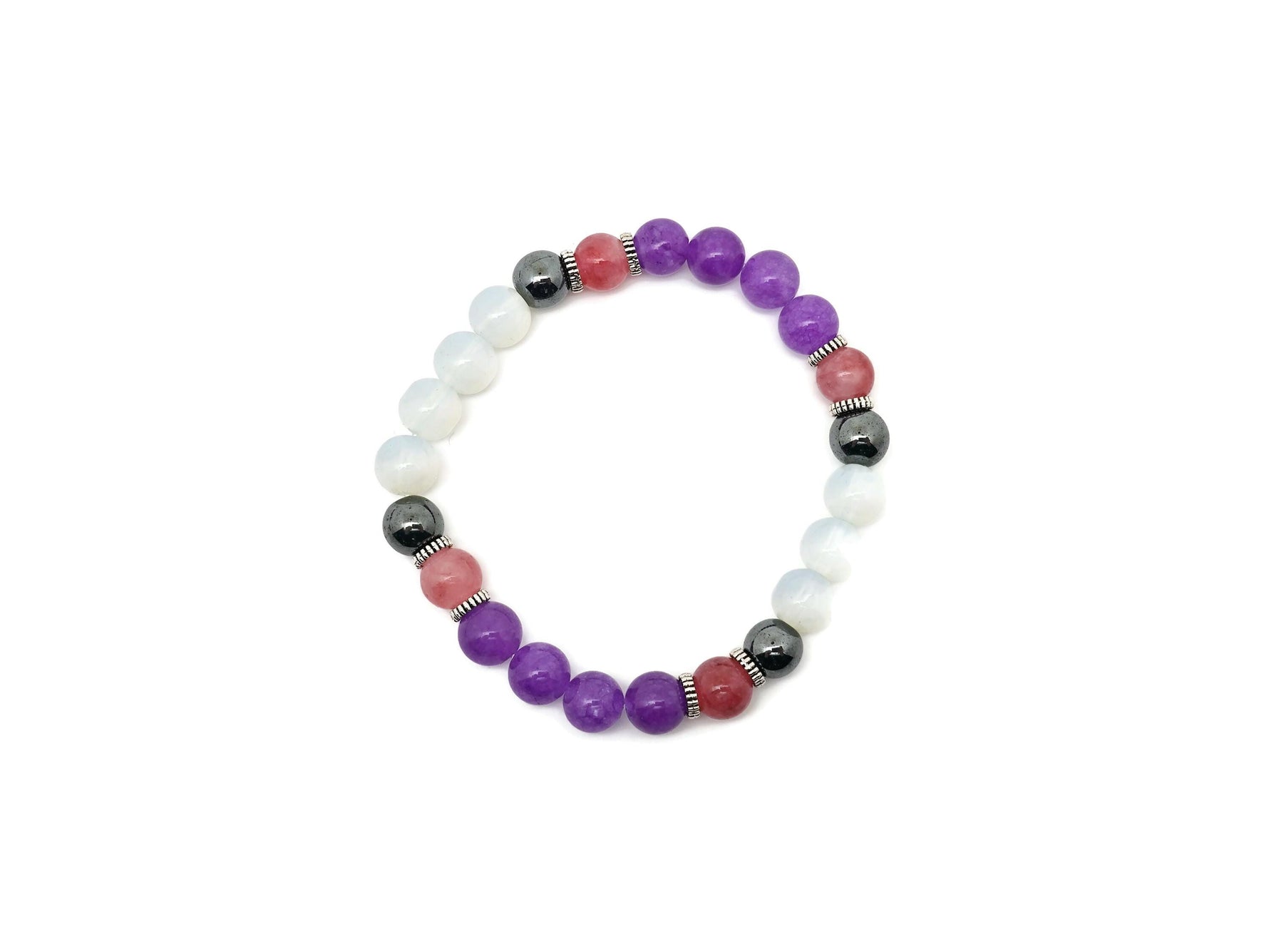 Handmade Believe gemstone bracelet with colorful beads and adjustable cord from GemstoneGO, designed for positive intentions.