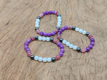 Handmade Believe gemstone bracelet with colorful beads and adjustable cord, designed for positive intention and style.