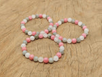 Handmade energy gemstone bracelet with colorful beads, designed as an intention bracelet by GemstoneGO.