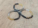 Handmade gemstone bracelet with colorful stones, designed as a road opener intention bracelet by GemstoneGO.
