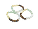 Handmade Lucky Wealth gemstone bracelet with colorful beads, designed for positive intention, by GemstoneGO.
