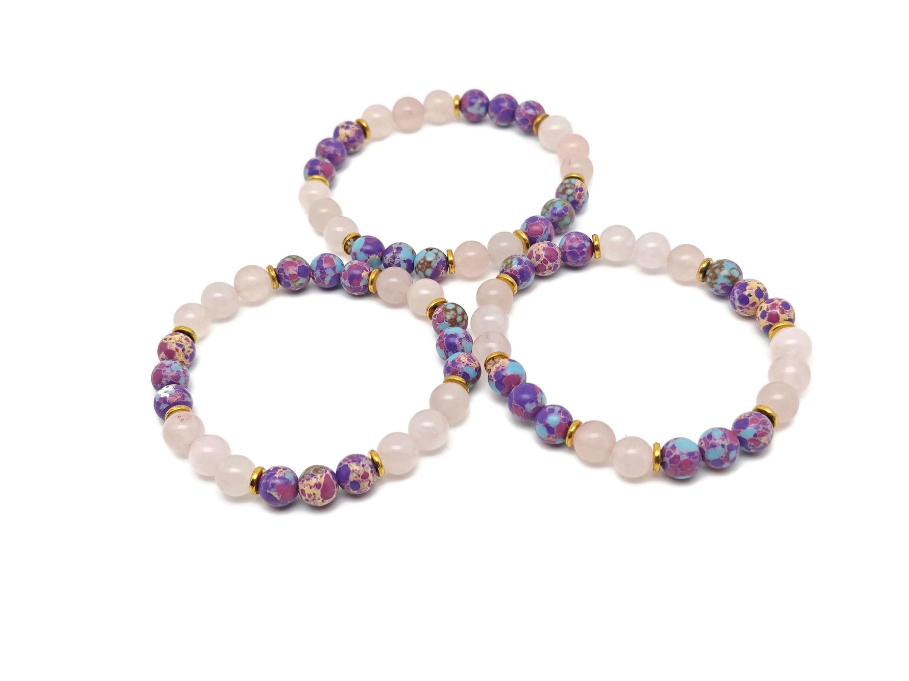 Handmade Dear Mom gemstone bracelet with colorful beads, adjustable jewelry featuring natural stones for special occasions.