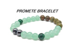 Handmade Promete gemstone bracelet by GemstoneGO featuring colorful beads and an elegant design for intention and style.
