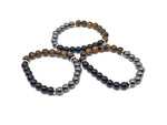 Handmade Dear Brother gemstone bracelet with colorful beads, designed as an intention bracelet by GemstoneGO.