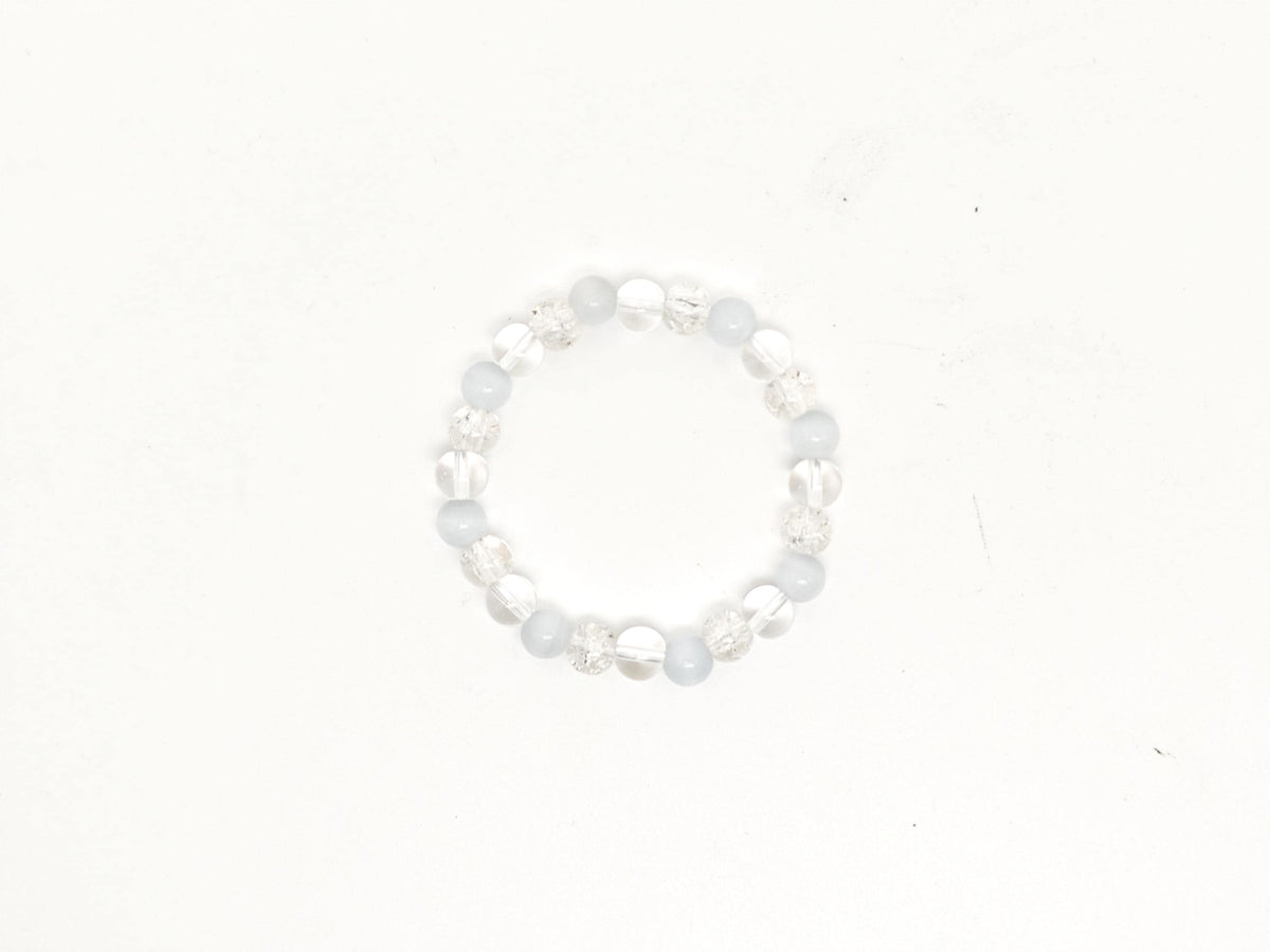 Handmade emotional balance gemstone bracelet with colorful beads, designed to promote well-being and positive intentions.