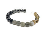 Handmade anti-anxiety gemstone bracelet with colorful beads, designed for intention and stress relief, by GemstoneGO.