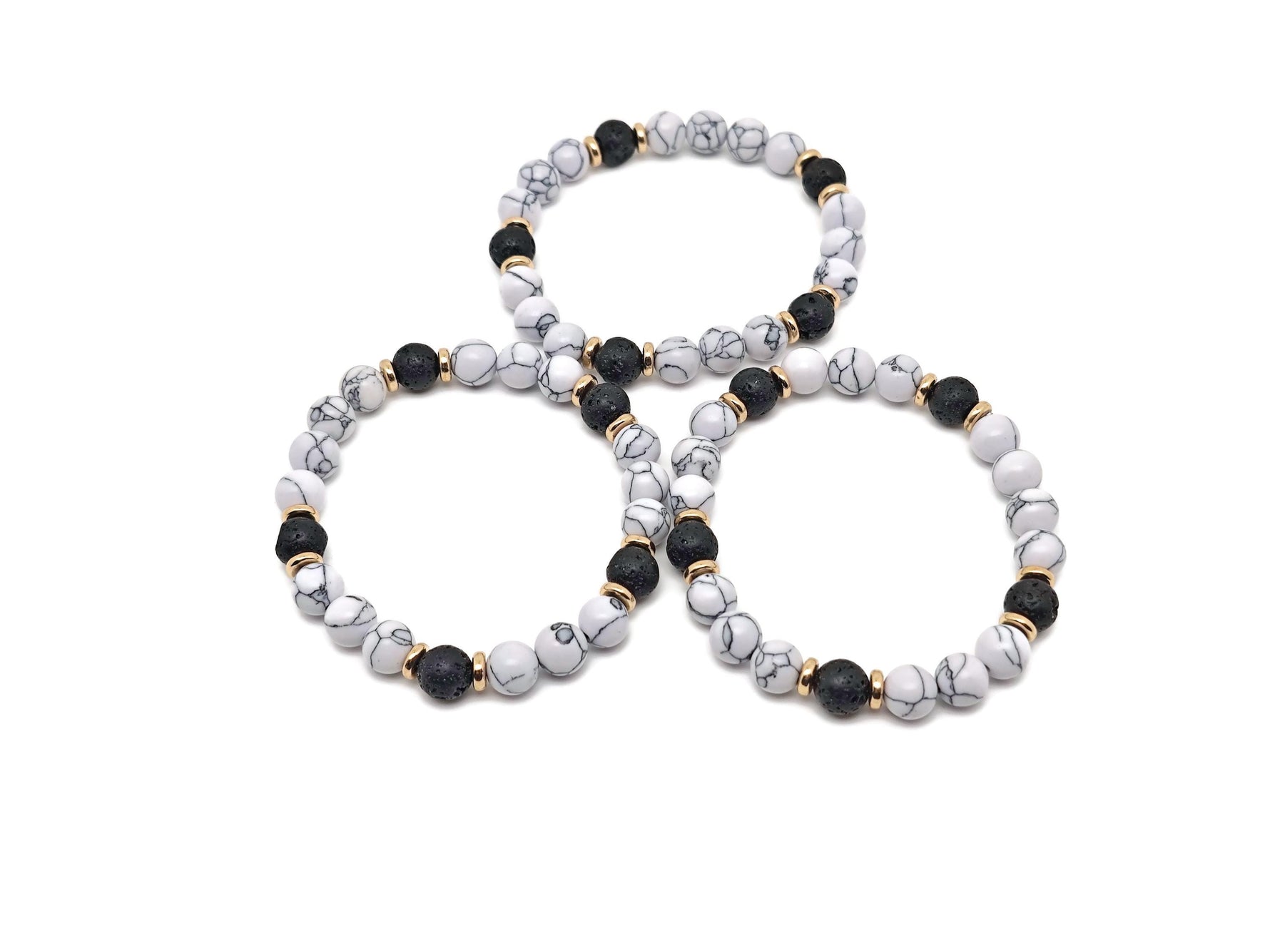 Handmade gemstone bracelet with negative energy release stones and natural beads, designed for positive intentions.