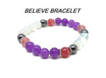 Handmade Believe gemstone bracelet featuring colorful beads, designed for positive intentions, by GemstoneGO.