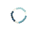 Handmade menopause gemstone bracelet featuring colorful beads and natural stones, designed for intention and wellness.