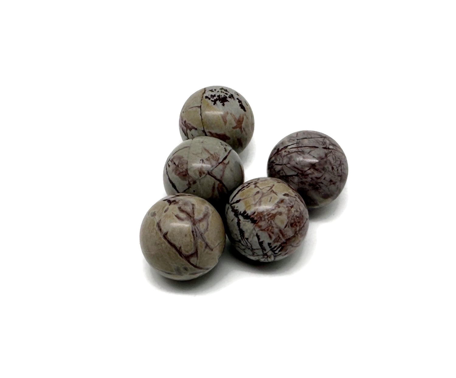 Grass Flower Jasper Sphere Gemstone - Crystal Ball - 20mm - SP1069
