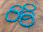 Amazonite beaded crystal bracelet for men and women with a stretchy design, featuring healing gemstones and natural gemstone accents.