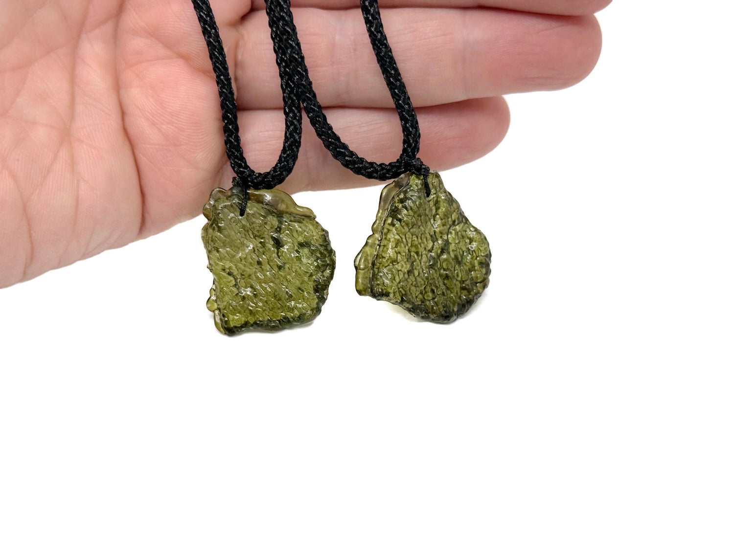 Moldavite Necklace - Suthentic Moldavite Stone - Spiritual Growth - NC1717