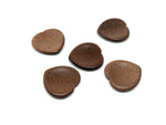 Goldstone heart-shaped worry stone from GemstoneGO featuring a soothing gold and brown crystal surface for stress relief.