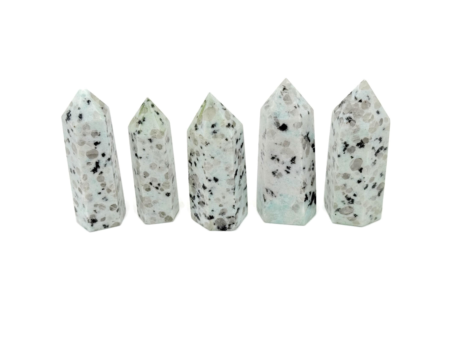 Kiwi Jasper Obelisk Tower Crystal - TW1130
