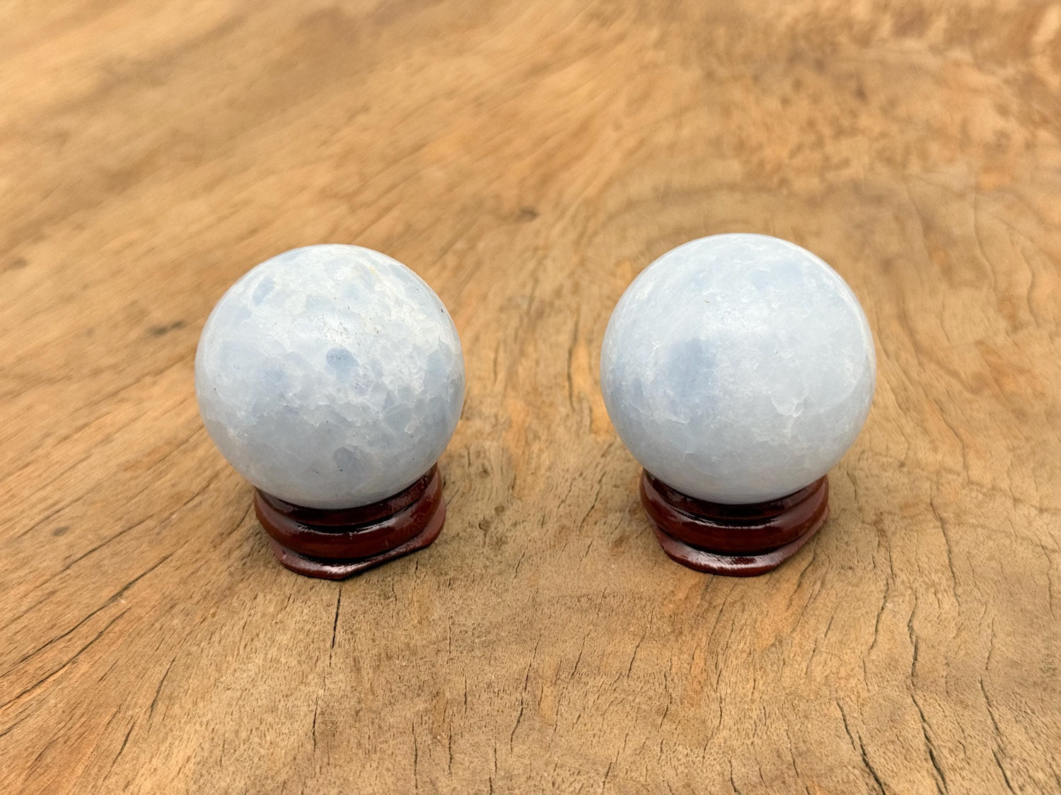 Blue Calcite Sphere Gemstone - Crystal Ball - 40-50mm - BA1062