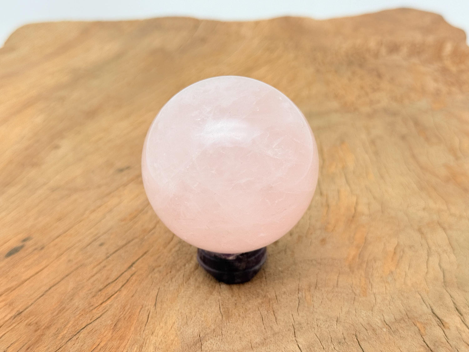 Rose Quartz Sphere Gemstone - Crystal Ball - 60mm - RA1432