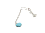 Turquoise synthetic necklace from GemstoneGO featuring beads for protection and balance.