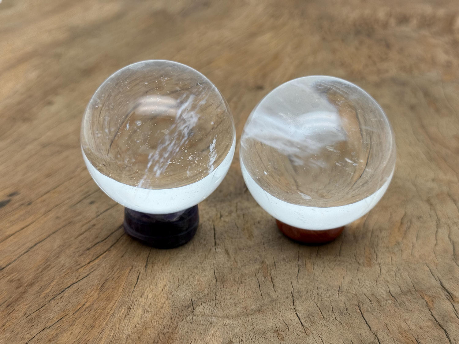 Sphère de pierre de fusion blanche A++ ?€? Boule de cristal - Pierres de cristal de guérison ?€? Décoration en cristal ?€? 50-60 mm - RA1422