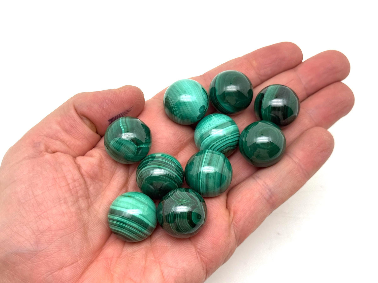 Malachite Sphere Gemstone - Crystal Ball - 14-16-18-20-22-24mm
