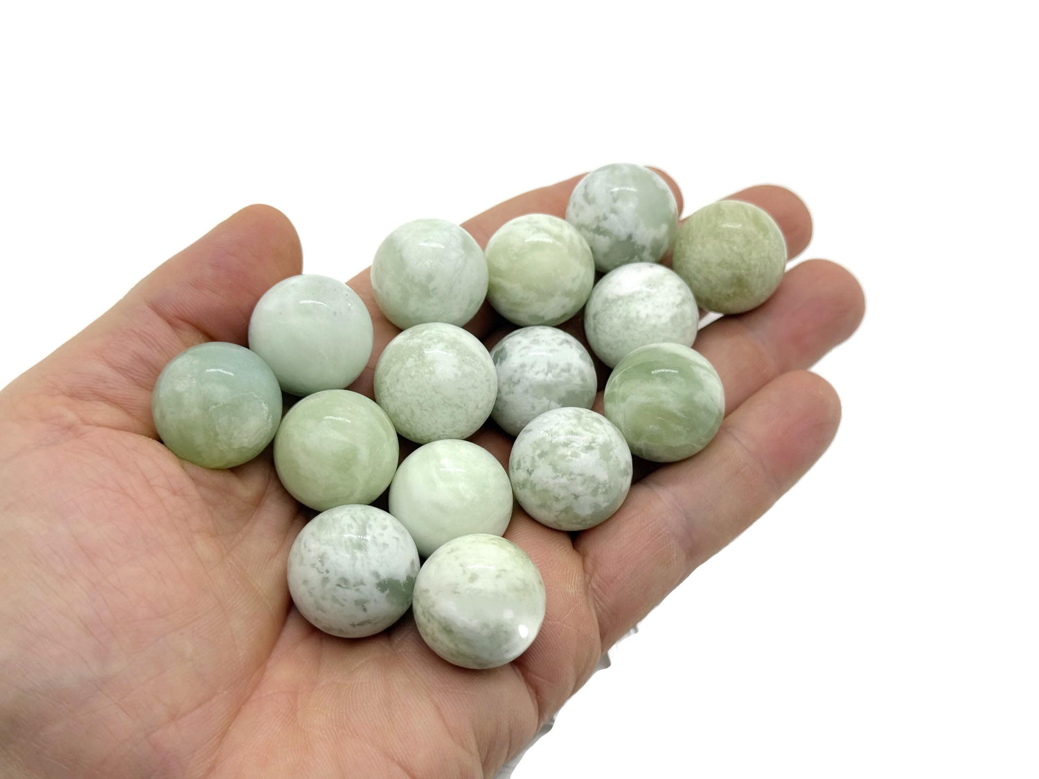 Nouvelle sphère de jade ?€? Sphère de cristal - Pierre de guérison ?€? Boule de cristal ?€? Décoration en cristal ?€? 20 mm - SP1045