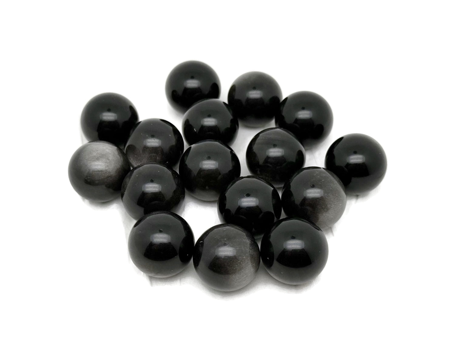 Silver Obsidian Sphere Gemstone - Crystal Ball - 20mm - SP1062