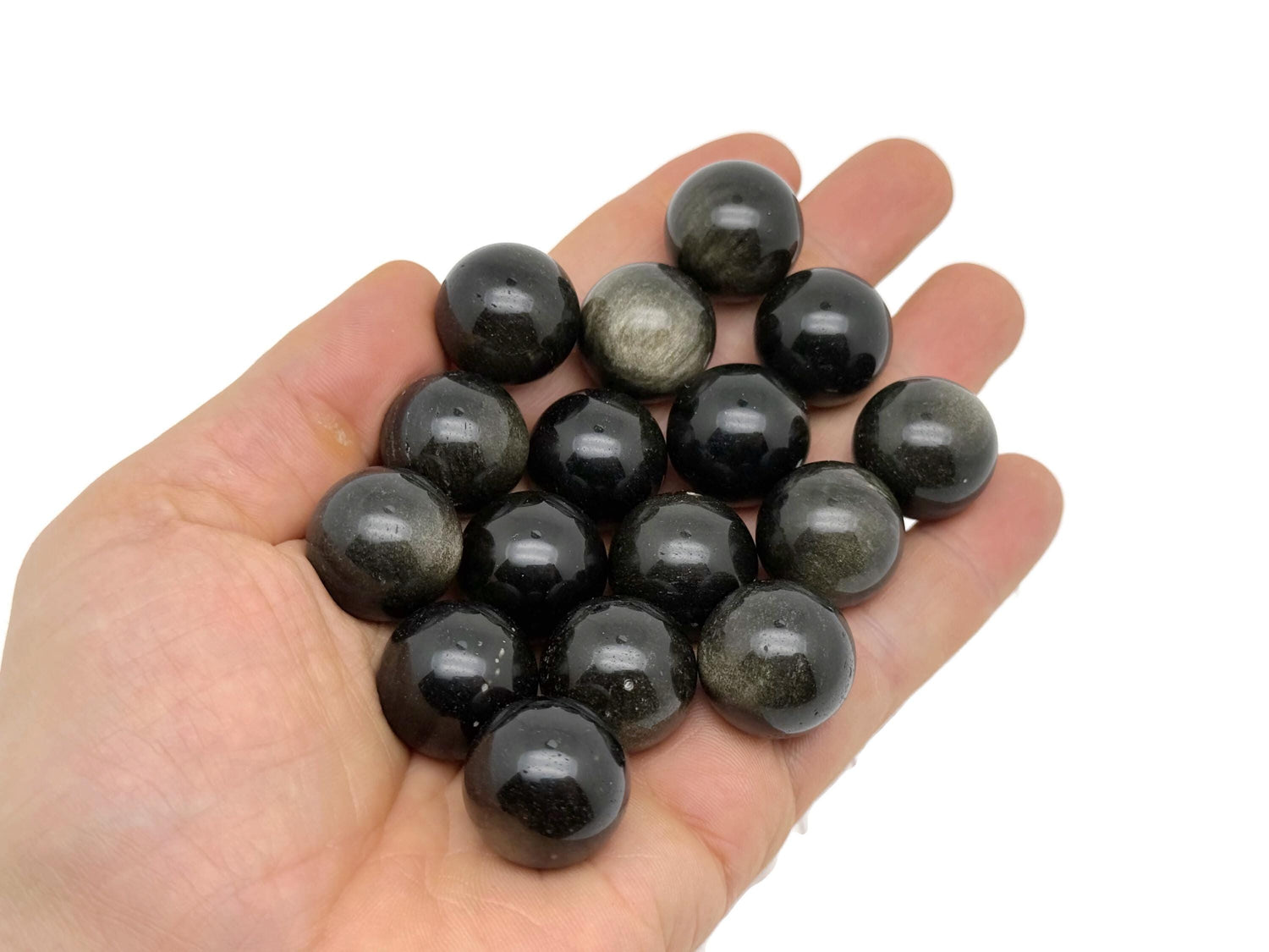 Golden Sheen Obsidian Sphere Gemstone - Crystal Ball - 20mm - SP1064