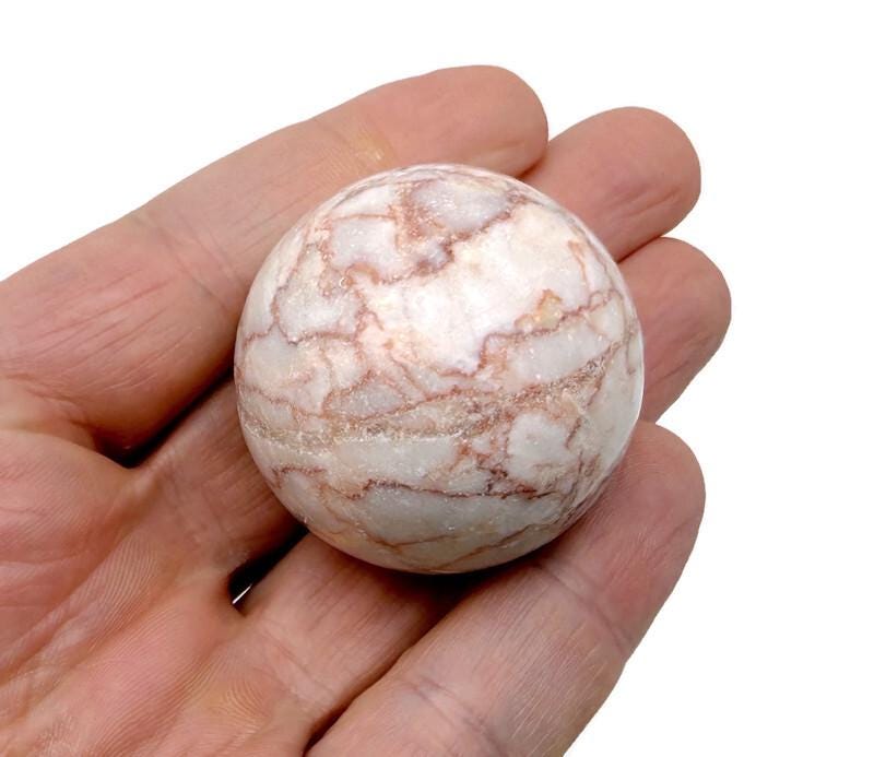Red Network Jasper Sphere Gemstone - Red Vein Jasper - Crystal Ball - 40-50mm - BA1066