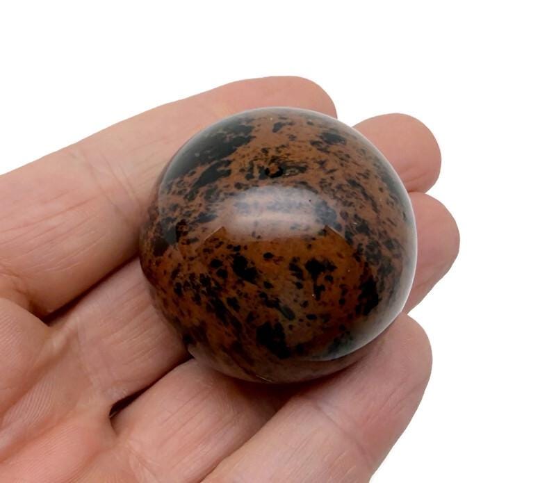 Mahogany Obsidian Sphere Gemstone - Crystal Ball - 40-50mm - BA1072