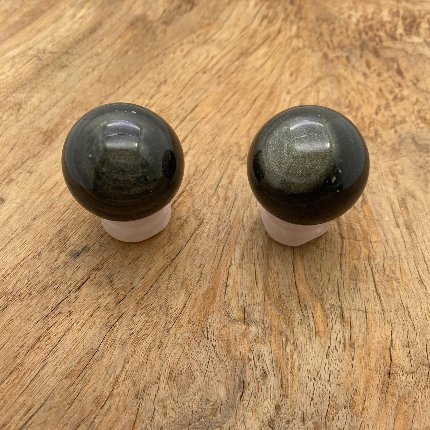 Golden Sheen Obsidian Sphere Gemstone - Crystal Ball - 40-50mm - BA1032