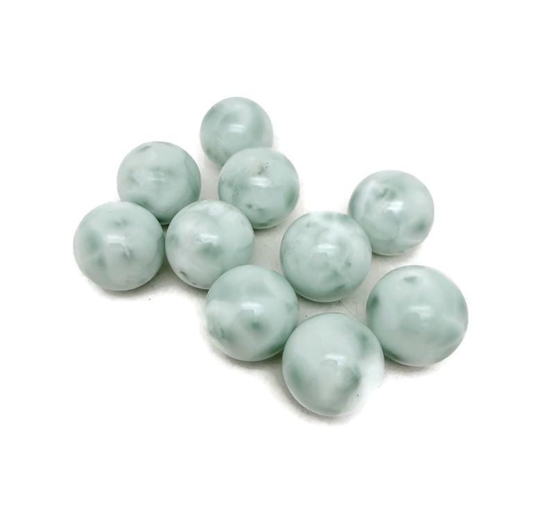 Green Sea Grean Sphere Gemstone - Lalima Stone - Crystal Ball - 20mm - SP1155