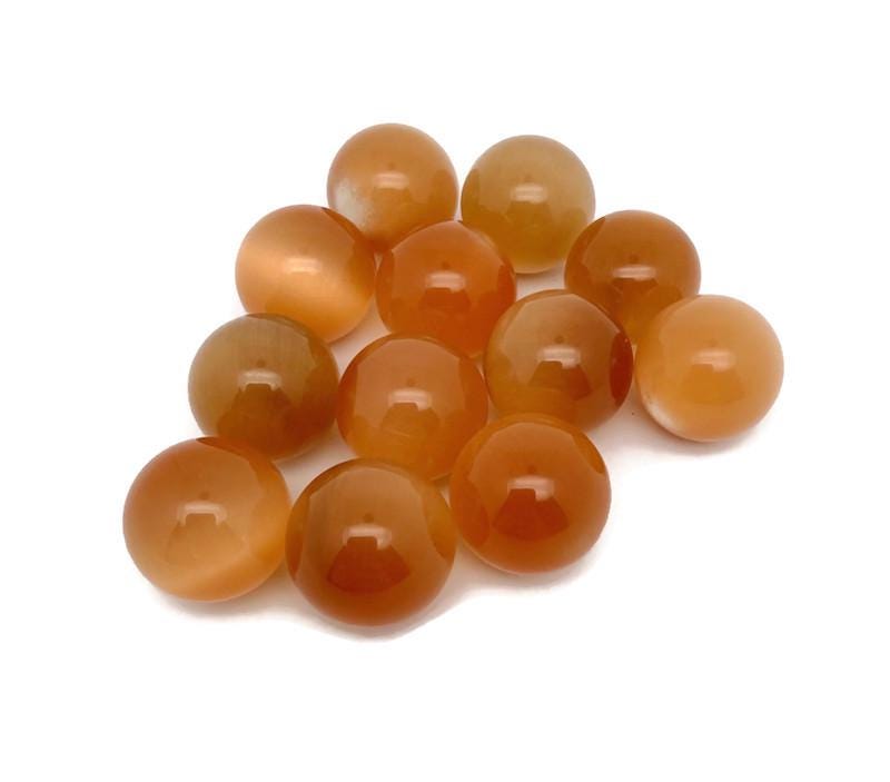 Orange Cats Eye Sphere Gemstone - Crystal Ball - 20mm - SP1098