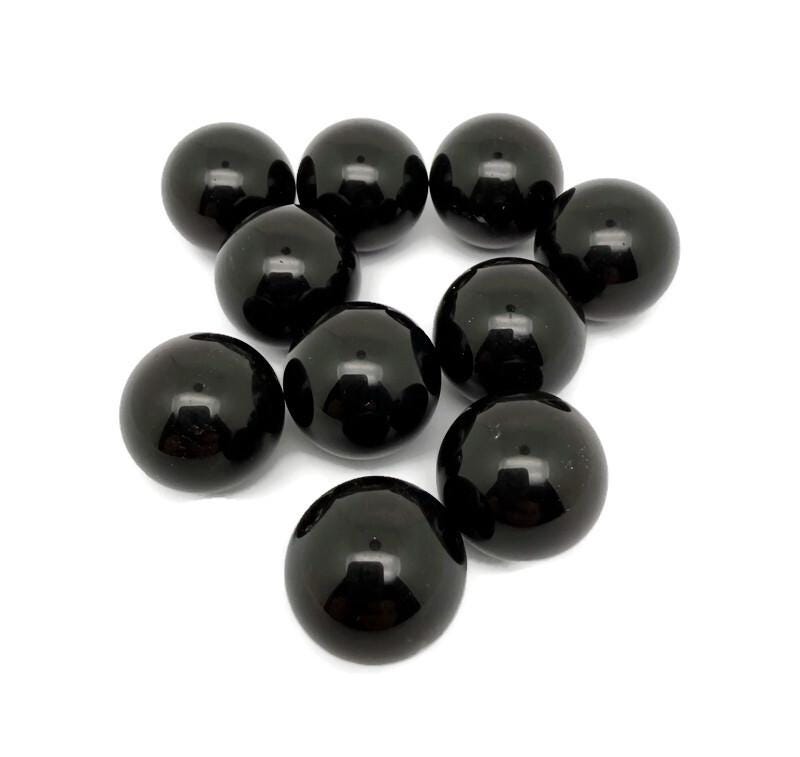 Black Cats Eye Sphere Gemstone - Crystal Ball - 20mm - SP1105