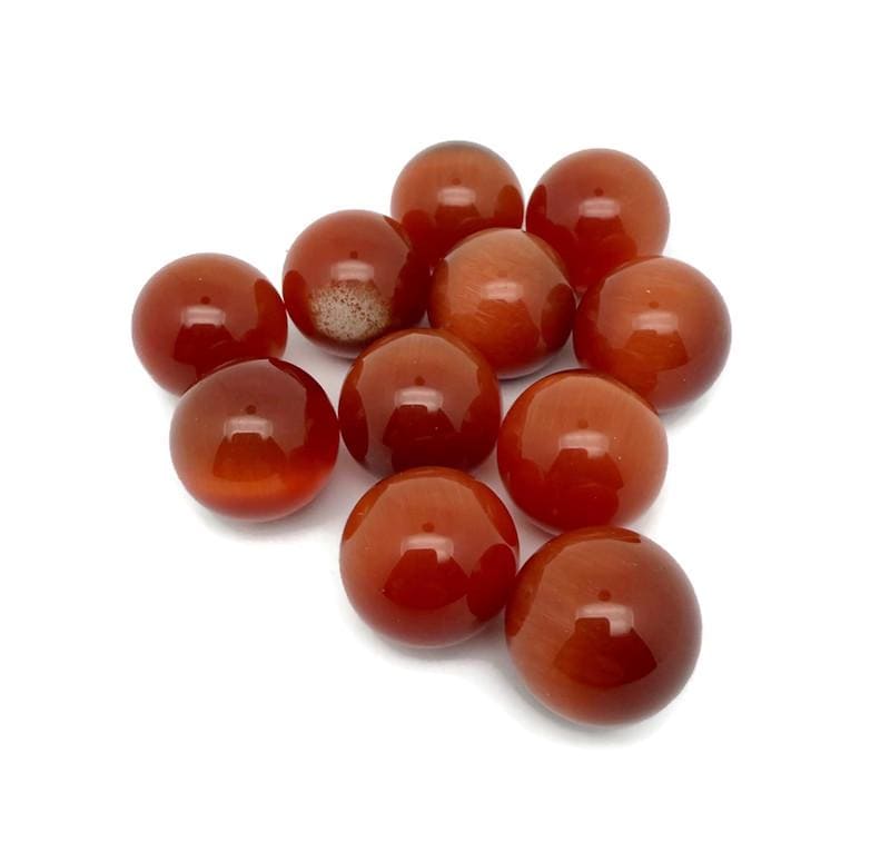 Red Cats Eye Sphere Gemstone - Crystal Ball - 20mm - SP1107