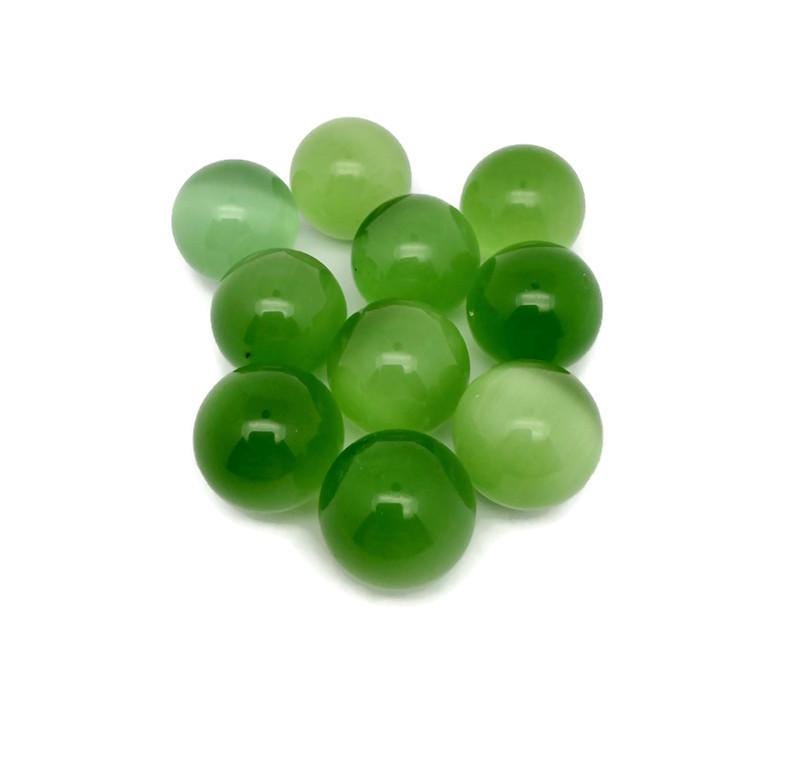 Green Cats Eye Sphere Gemstone - Crystal Ball - 20mm - SP1109