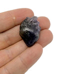Handmade 30mm crystal heart figure carved with unique gemstone design by GemstoneGO, showcasing intricate craftsmanship.