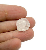 Crystal cat paw drilled beads by GemstoneGO, 15mm mix of translucent and colorful gemstone beads for jewelry making.