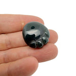 Handmade carved crystal cat paw animal figure, 25mm, in assorted colors, crafted by GemstoneGO.