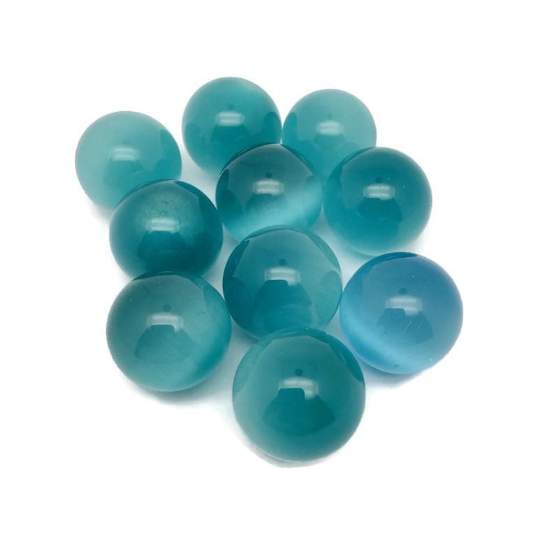 Blue Cats Eye Sphere Gemstone - Crystal Ball - 20mm - SP1100