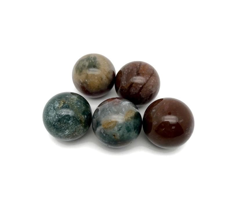 Moss Agate Sphere Gemstone - Crystal Ball - 25mm - SP1161