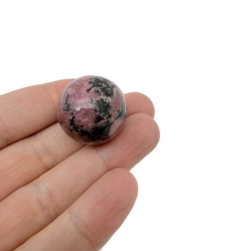 Rhodonite Sphere Gemstone - Crystal Ball - 25mm - SP1170